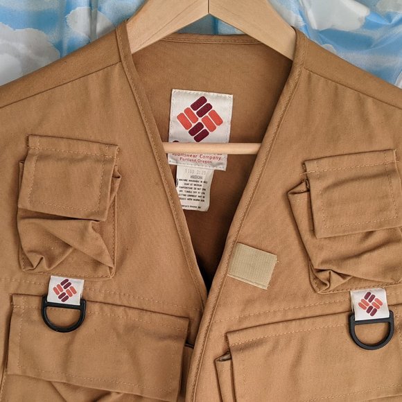 Vintage Columbia Sportswear Fly Fishing Jacket Medium - Picture 3 of 6